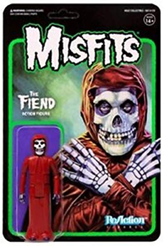 SUPER7 Misfits 3.75 Inch Reaction Figure | The Fiend | Crimson Red