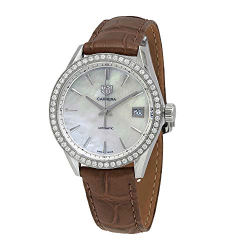 Tag Heuer Diamond Carrera (Calibre 5) 36mm reloj de mujer