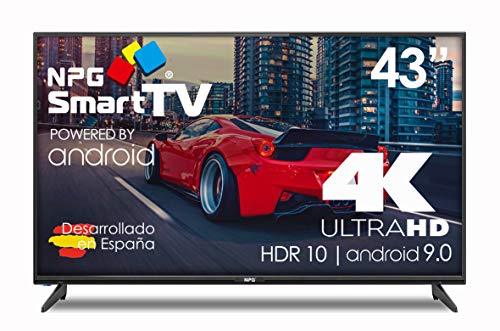 Televisor NPG LED 43" 4K UHD Smart TV Android 9.0 HDR WiFi PVR Dolby Digital+ Televisor NPG LED 43" 4K UHD Smart TV Android 9.0 HDR WiFi PVR Dolby Digital+