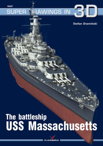 The Battleship U.S.S. Massachusetts (Super Drawings in 3D)