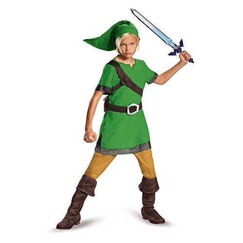 The Legend of Zelda DISK85718G - Disfraz de Nintendo Link, talla grande, L
