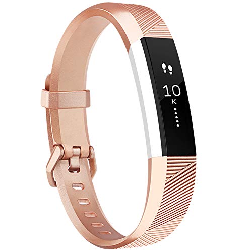 Tobfit Alta HR Correa Ajustable Suave Deporte Correas de Repuesto para Alta HR y Alta (Oro Rosa, S) Tobfit Alta HR Correa Ajustable Suave Deporte Correas de Repuesto para Alta HR y Alta (Oro Rosa, S)