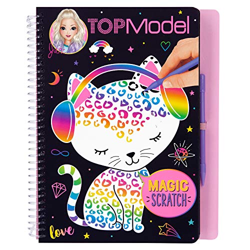 Top Model Magic-Scratch Topmodel Magicscratch Book (0010707), Multicolor, única (DEPESCHE 1)