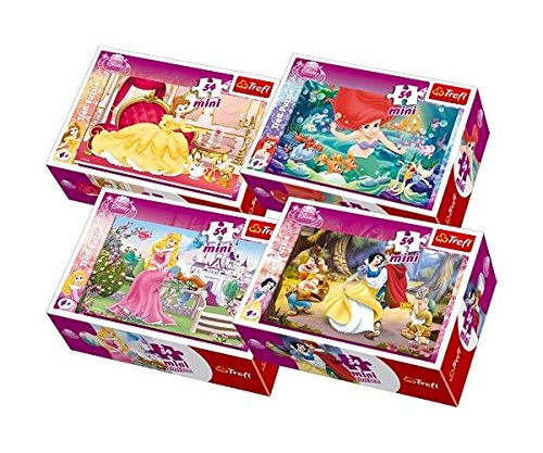 TREFL 54105 Puzzle - Rompecabezas (Rompecabezas de Figuras, Dibujos, Niños, Disney Princess, Chica, 4 año(s))