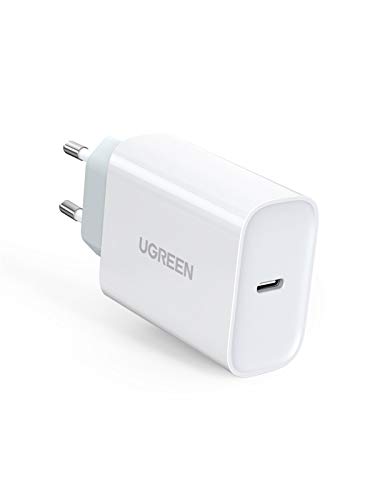 UGREEN Cargador USB C 30W, Cargador Carga Rapida Power Delivery 3.0, Cargador Pared USB C QC 3.0 para Xiaomi Mi 9 Redmi Note 9 iPhone 12 Pro Mini Pro MAX 11 XS X iPad Pro 2020 Macbook 12” Samsung S20 UGREEN Cargador USB C 30W, Cargador Carga Rapida Power Delivery 3.0, Cargador Pared USB C QC 3.0 para Xiaomi Mi 9 Redmi Note 9 iPhone 12 Pro Mini Pro MAX 11 XS X iPad Pro 2020 Macbook 12” Samsung S20
