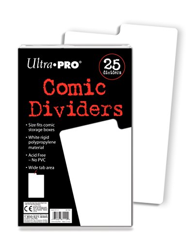 Ultra Pro Comic Dividers Divisores de cómics, Unisex, Blanco