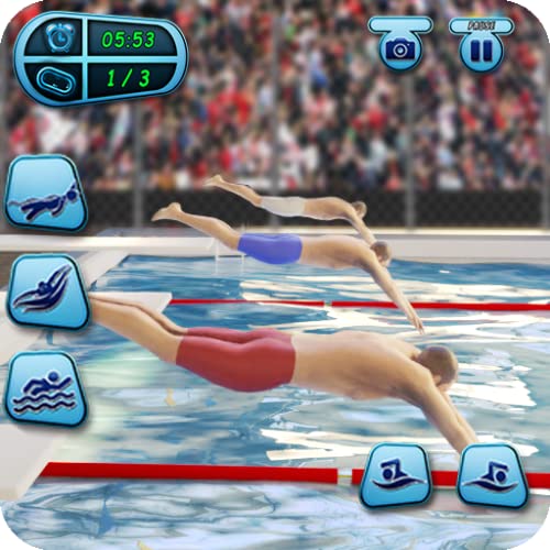 US Swimming Pool Race Game: Summer Sports Water Challenge