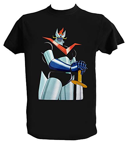 UZ Design T Shirt Mazinger Z Hombre Niño Camiseta Dibujos Animados Años 80 Robot Koji Kabuto, Hombre - 2XL