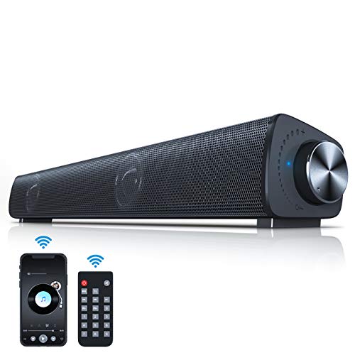 VANZEV Barra de Sonido para PC TV con Cable e Inalámbricos Bluetooth 5.0 Altavoces para Computadora con Control Remoto RCA, AUX, Estéreo de Cine en casa USB VANZEV Barra de Sonido para PC TV con Cable e Inalámbricos Bluetooth 5.0 Altavoces para Computadora con Control Remoto RCA, AUX, Estéreo de Cine en casa USB