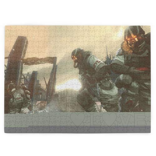 VOROY Jigsaw Picture Puzzles 520 Pcs Killzone 3 Shooter Game Educational Family Game Wall Artwork Gift For Adults Teens Kids 15" X 20.4"