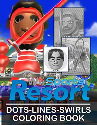 Wii Sports Resort Dots Lines Swirls Coloring Book: Enchanting New Kind Dots Lines Swirls Activity Books For Adult And Kid