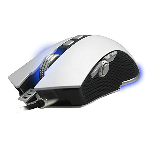Woxter Stinger RX 1500 M, Ratón gaming profesional con base metálica, sensor AVAGO A3050, contrapesos ajustables, macros, hasta 4000 DPI, retroiluminado y con 8 botones programables, blanco Woxter Stinger RX 1500 M, Ratón gaming profesional con base metálica, sensor AVAGO A3050, contrapesos ajustables, macros, hasta 4000 DPI, retroiluminado y con 8 botones programables, blanco