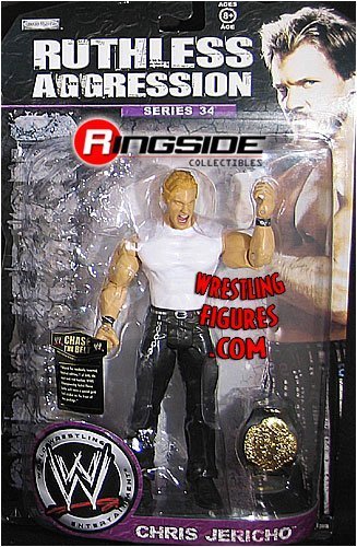 WWE Wrestling Ruthless Aggression Series 34 Action Figure Chris Jericho by Jakks