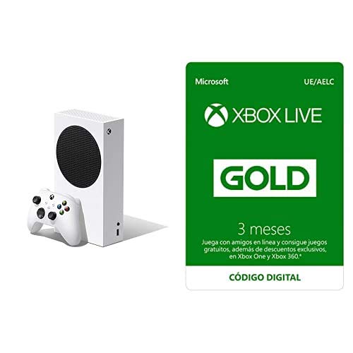 Xbox Series S + Xbox Live Gold (3 Meses Suscripción)