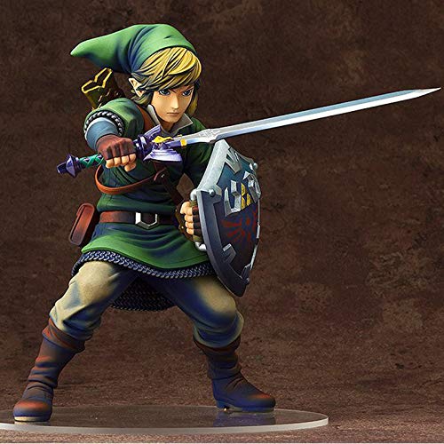 XINFA Figura de Zelda 21cm Zelda No Densetsu Skyward Sword Link Figura de acción La Leyenda de Zelda Skyward Sword PVC Colección Modelo Juguetes