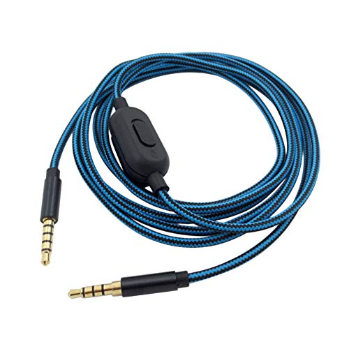 Xingsiyue Reemplazo Cable para Astro A10 A40 A30 Juego Auriculares/PS4/Xbox One/Nintendo Switch - Control del Volumen Cordón con/Función de Silencio