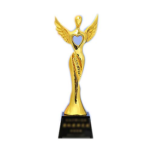 YANGTAO Trofeo, Creativo Diosa Trophy De Escritorio Decoración Damas Concurso De Belleza del Precio del Regalo De Cumpleaños,Oro