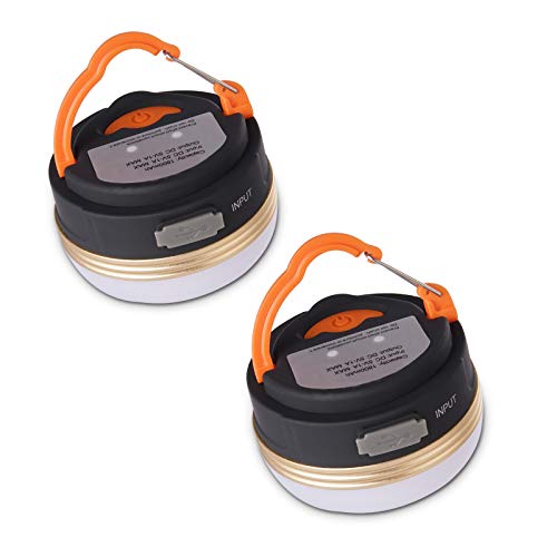 Yizhet Linterna Camping LED, Recargable Camping Lámpara & Banco de Energía 3 Modos Lámpara de Campamento con Base Magnética Impermeable Portátil Luz de Emergencia para Pesca,Excursionismo (2 Piezas) Yizhet Linterna Camping LED, Recargable Camping Lámpara & Banco de Energía 3 Modos Lámpara de Campamento con Base Magnética Impermeable Portátil Luz de Emergencia para Pesca,Excursionismo (2 Piezas)