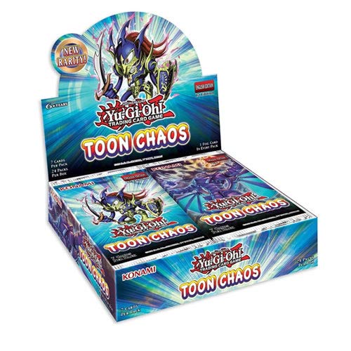 Yu-Gi-Oh TOCHRU Toon Chaos Booster Box Edición ilimitada, exhibición de 24 Paquetes