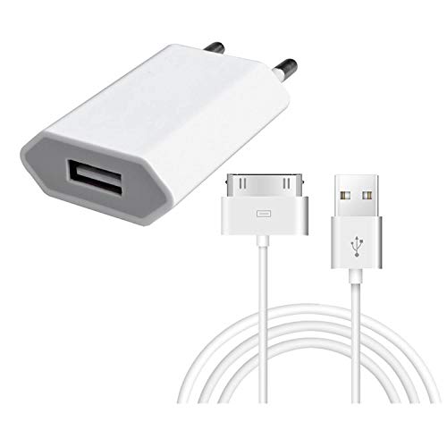 ZLONXUN Cargador 5W con Cable para Phone 4 4S 3G