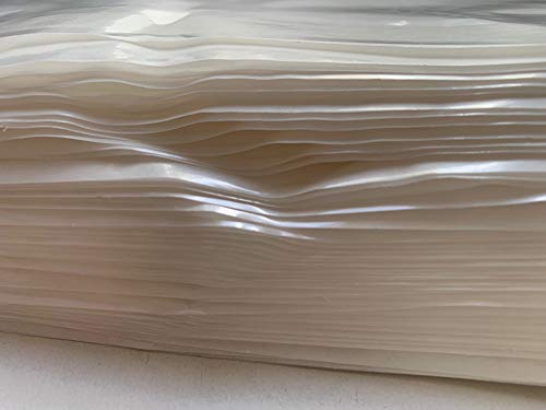 100 sobres para billetes de envío, en blanco, C6/5 = 24,5 x 12,5 cm, autoadhesivos, transparentes, para documentos