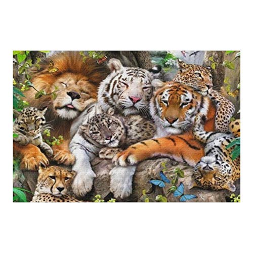 1000 Pieces Jigsaw Puzzle Animal Kingdom DIY Toys for Adults Children Gift Home Decoration