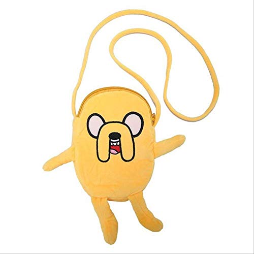18cm Adventure Time Plush Bag Gift School Bag Kids Toy Regalo De Cumpleaños- Jake el Perro