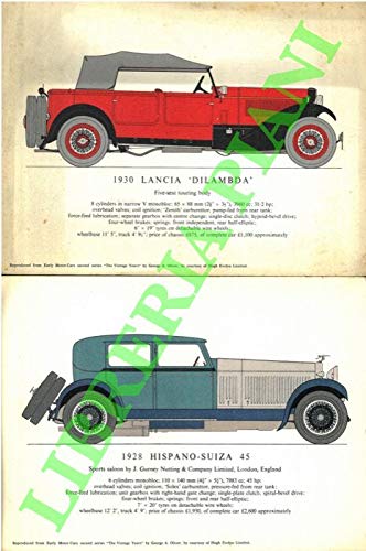 1928 Hispano- Suiza 45 - 1930 Lancia "Dilambda" - 1927 Rolls-Royce 20 - 1926 Bugatti Type 30 - 1922 Peugeot "Quadrilette" - 1915 Ford Model "T" - 1928 Mercedes Benz 36/220S