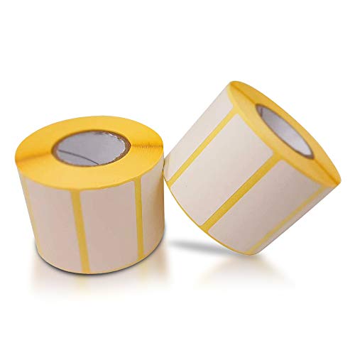 2,000 (2 rollos x 1.000 etiquetas/rollo) 60x30mm Etiquetas autoadhesivas para direcciones, perforadas 2,000 (2 rollos x 1.000 etiquetas/rollo) 60x30mm Etiquetas autoadhesivas para direcciones, perforadas