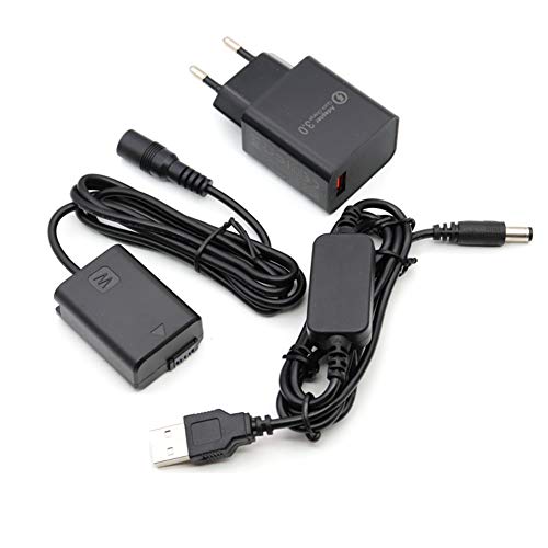 5V-8.4V USB Cable De Conducción AC-PW20 + NP-FW50 Batería Falsa para Sony NEX3 NEX 5 7 SLT-A33 A55 SLT-A35 a7 / 7R a7II a6000 a3000