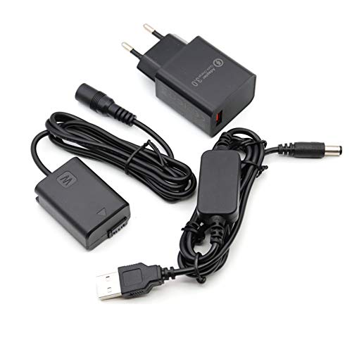 5V-8.4V USB Cable De Conducción AC-PW20 + NP-FW50 Batería Falsa para Sony NEX3 NEX 5 7 SLT-A33 A55 SLT-A35 a7 / 7R a7II a6000 a3000 5V-8.4V USB Cable De Conducción AC-PW20 + NP-FW50 Batería Falsa para Sony NEX3 NEX 5 7 SLT-A33 A55 SLT-A35 a7 / 7R a7II a6000 a3000