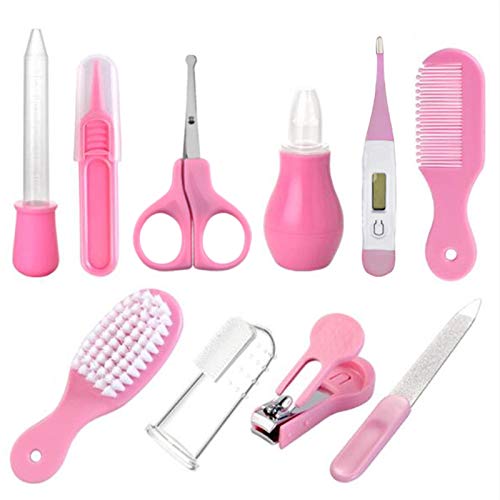 Accesorios Bebe Recien Nacido Set para Cuidado del Bebé, 10 Piezas Kit de Aseo para Bebés, Kit Cuidado Higiénico Personal para el Hogar y de Viaje, Ideal para Recién Nacido, Niña y Niño(rosado) Accesorios Bebe Recien Nacido Set para Cuidado del Bebé, 10 Piezas Kit de Aseo para Bebés, Kit Cuidado Higiénico Personal para el Hogar y de Viaje, Ideal para Recién Nacido, Niña y Niño(rosado)