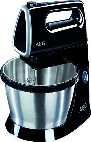 AEG SM3300 Batidora de Varillas Amasadora Serie 3 con Bol, Apta para Lavavajillas, 5 Velocidades, Función Turbo, Varillas Batidoras, Varillas Amasadoras, Aptos Lavavajillas, 450 W,3.5L,Negro AEG SM3300 Batidora de Varillas Amasadora Serie 3 con Bol, Apta para Lavavajillas, 5 Velocidades, Función Turbo, Varillas Batidoras, Varillas Amasadoras, Aptos Lavavajillas, 450 W,3.5L,Negro