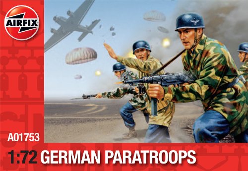 Airfix - German Paratroops, Set de Figuras (Hornby A01753)