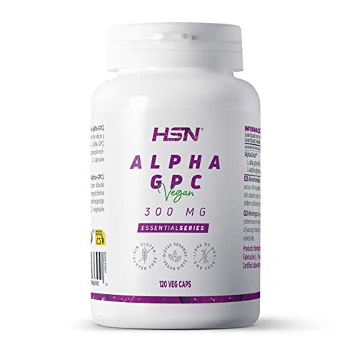 Alpha-GPC de HSN | 300mg de L-Alfa-Glicerilfosforilcolina | Suministro 2 Meses | Fuente de Colina | Máximo Rendimiento Cognitivo | Vegano, Sin Gluten, Sin Lactosa, 120 Cápsulas Vegetales Alpha-GPC de HSN | 300mg de L-Alfa-Glicerilfosforilcolina | Suministro 2 Meses | Fuente de Colina | Máximo Rendimiento Cognitivo | Vegano, Sin Gluten, Sin Lactosa, 120 Cápsulas Vegetales