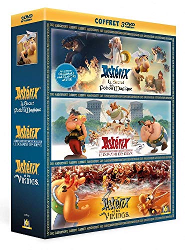 Astérix - Le Secret de la Potion Magique + Le Domaine des Dieux + Astérix et les Vikings [Francia] [DVD]