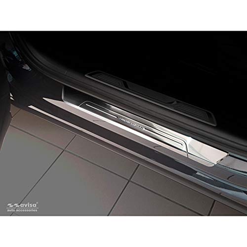 Avisa 2/22236 INOX - Protectores para umbral de puerta para Volkswagen Touareg III 2018-edición especial (2 unidades)