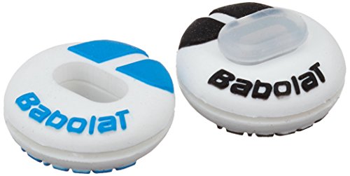 Babolat Custom Damp X2 Amortiguador de vibración de Tenis, Unisex Adulto, Blanco/Azul, Talla Única