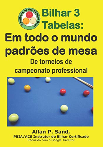 Bilhar 3 Tabelas - Em todo o mundo padrões de mesa: De torneios de campeonato professional