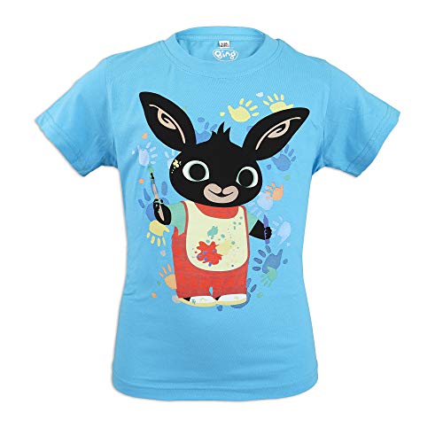 Bing Bunny - Camiseta de algodón azul claro 110