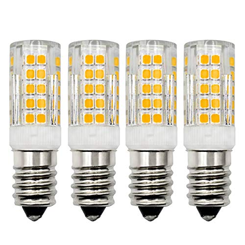 Bombilla LED regulable E14, luz blanca cálida, 3000 K, 230 V, 4 W, repuesto de 30 W, 40 W, bombillas halógenas Edison pequeñas para máquina de coser, lámpara de pie o lámpara de techo, 4 unidades Bombilla LED regulable E14, luz blanca cálida, 3000 K, 230 V, 4 W, repuesto de 30 W, 40 W, bombillas halógenas Edison pequeñas para máquina de coser, lámpara de pie o lámpara de techo, 4 unidades