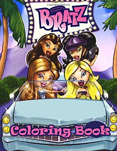 Bratz Coloring Book: 50+ coloring pages in total, on single side pages, with a variety of Bratz movie characters and scenes.