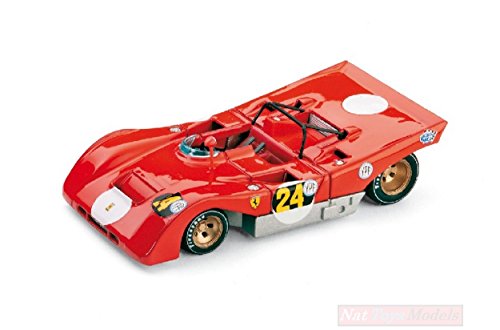 Brumm BM0258 Ferrari 312 PB N.24 1000 Km B.Aires 1971 I.GIUNTI 1:43 Die Cast Compatible con