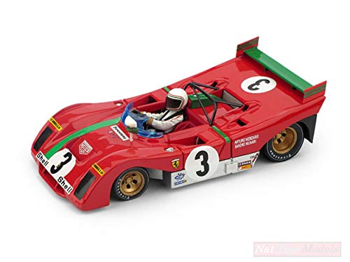 BRUMM BM0261B-CHS Ferrari 312 PB N.3 Winner Targa Florio 1972 W/S.MUNARI 1:43