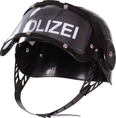BUSDUGA Casco de policía para niños con visera (1 casco)