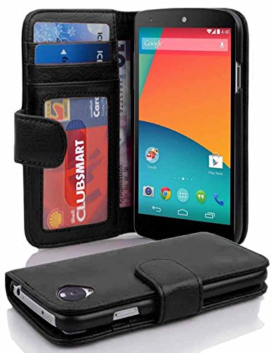 Cadorabo Funda Libro para LG Nexus 5 en Negro ÓXIDO - Cubierta Proteccíon con Cierre Magnético e 3 Tarjeteros - Etui Case Cover Carcasa Cadorabo Funda Libro para LG Nexus 5 en Negro ÓXIDO - Cubierta Proteccíon con Cierre Magnético e 3 Tarjeteros - Etui Case Cover Carcasa