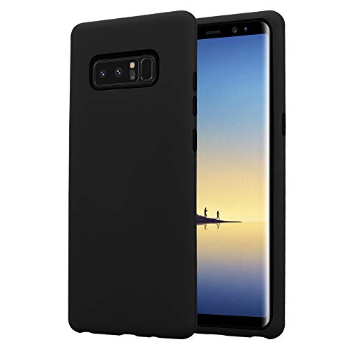 Cadorabo Funda para Samsung Galaxy Note 8 en Negro ÓNICE - Hybrid Cubierta con Interior Silicona TPU e Bipartito Exterior Plástico - Case Cover Carcasa Protectora Ligera