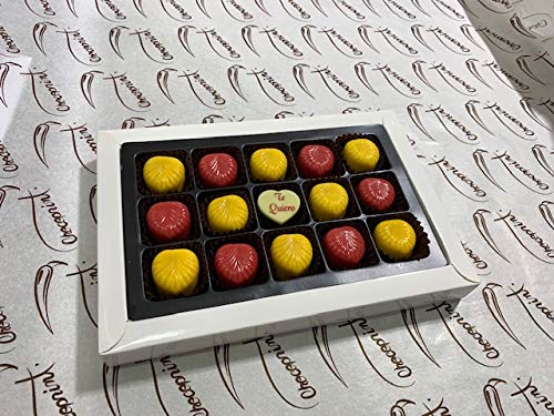 CAJA 15 BOMBONES SAN VALENTIN (ROJA AMARILLO)