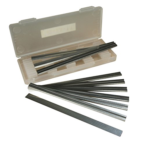 Caja de 10 – 82 mm de carburo cuchillas reversibles para cepilladoras Makita, Black & Decker, Bosch, DeWalt y Elu