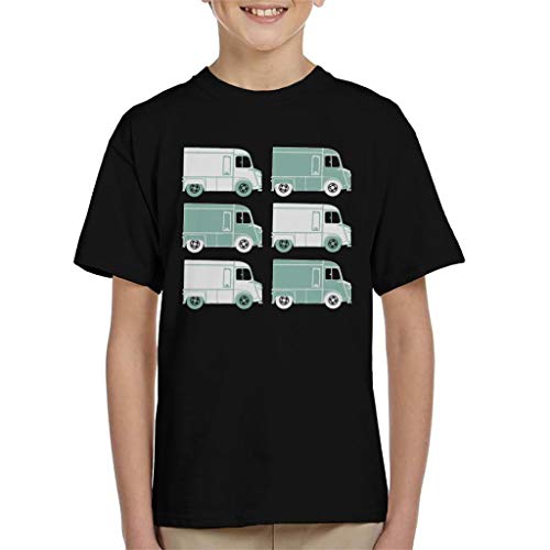 Camiseta para Citroën Retro tipo H Van Art Kid's negro 9-11 Años
